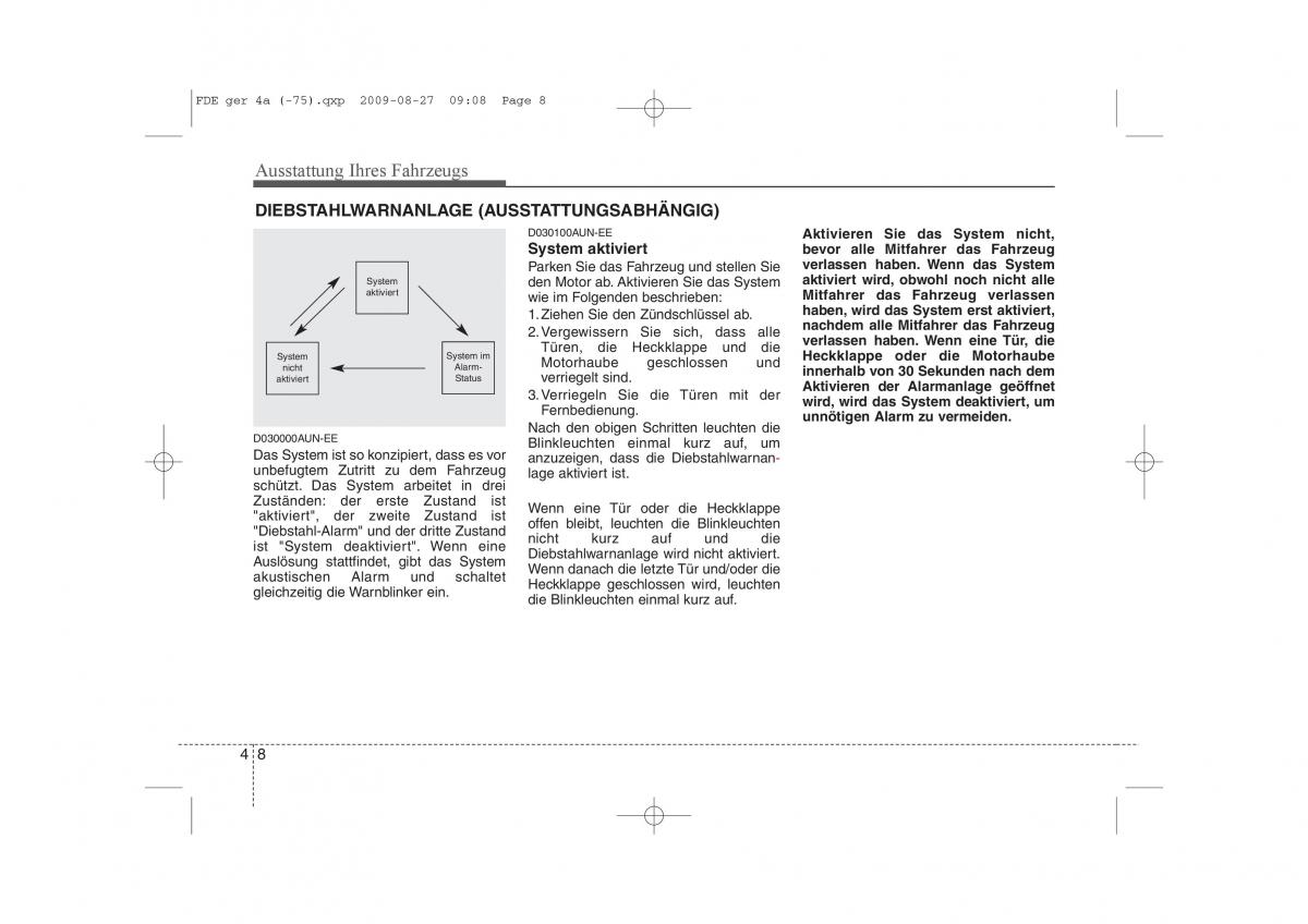 Hyundai i30 I 1 Handbuch / page 90