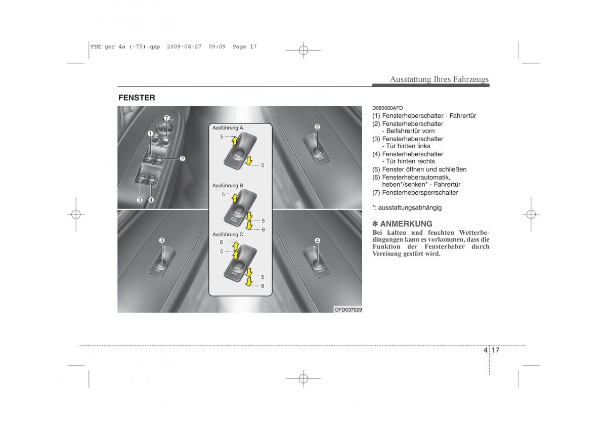 Hyundai i30 I 1 Handbuch / page 99