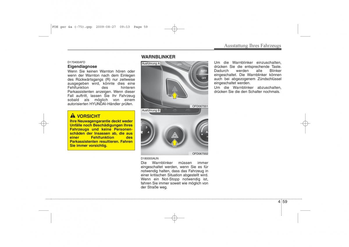 Hyundai i30 I 1 Handbuch / page 141