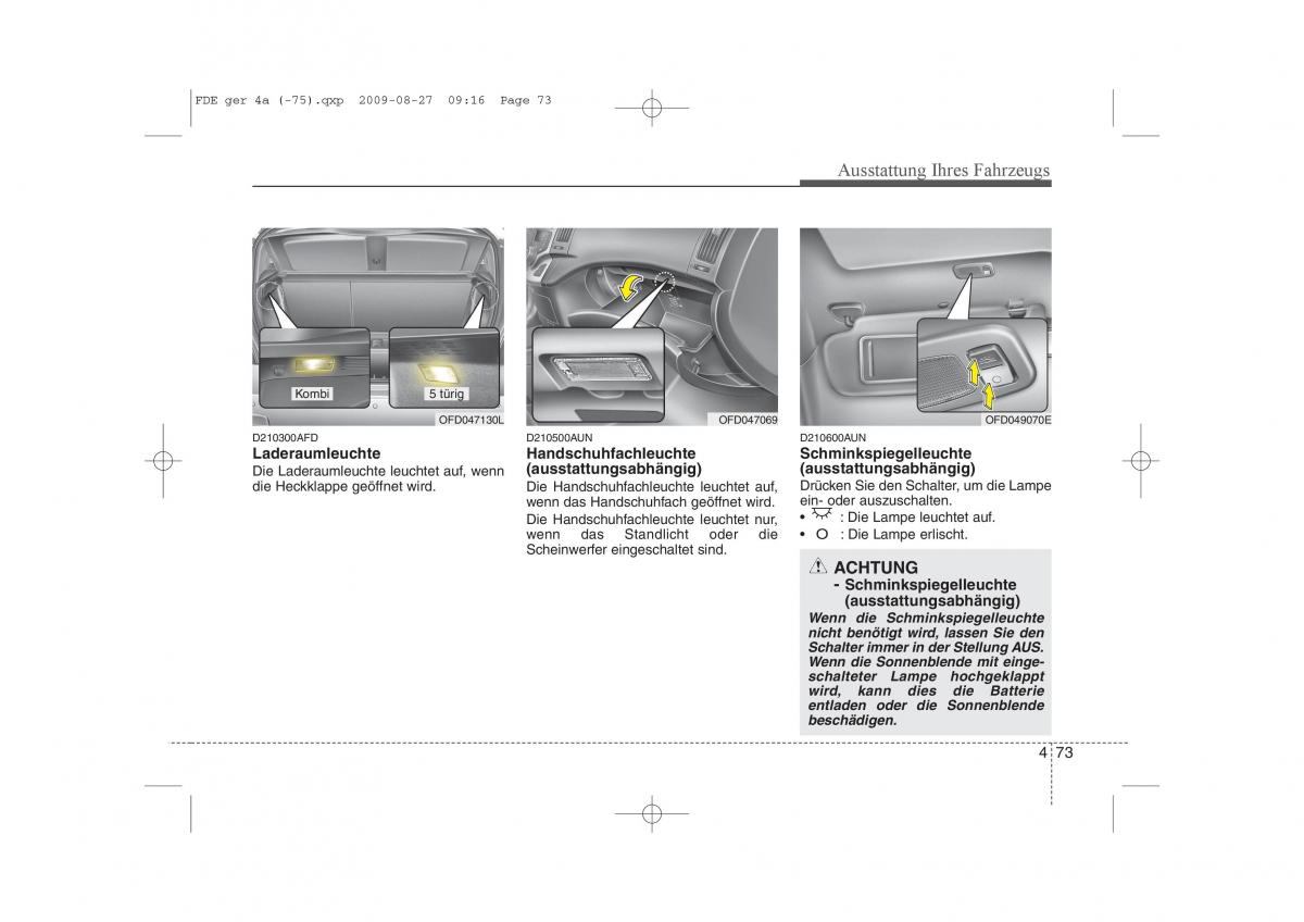 Hyundai i30 I 1 Handbuch / page 155