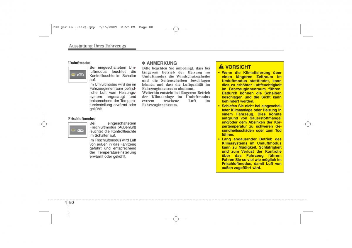 Hyundai i30 I 1 Handbuch / page 162