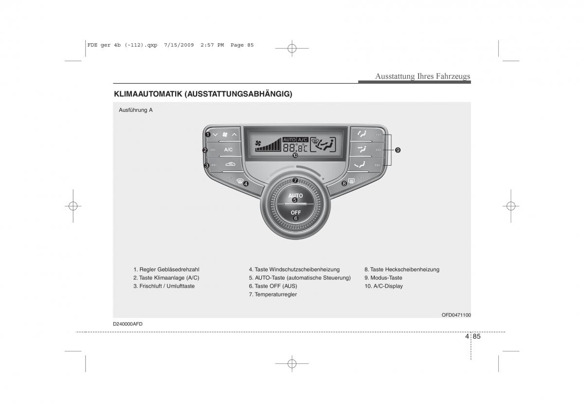 Hyundai i30 I 1 Handbuch / page 167