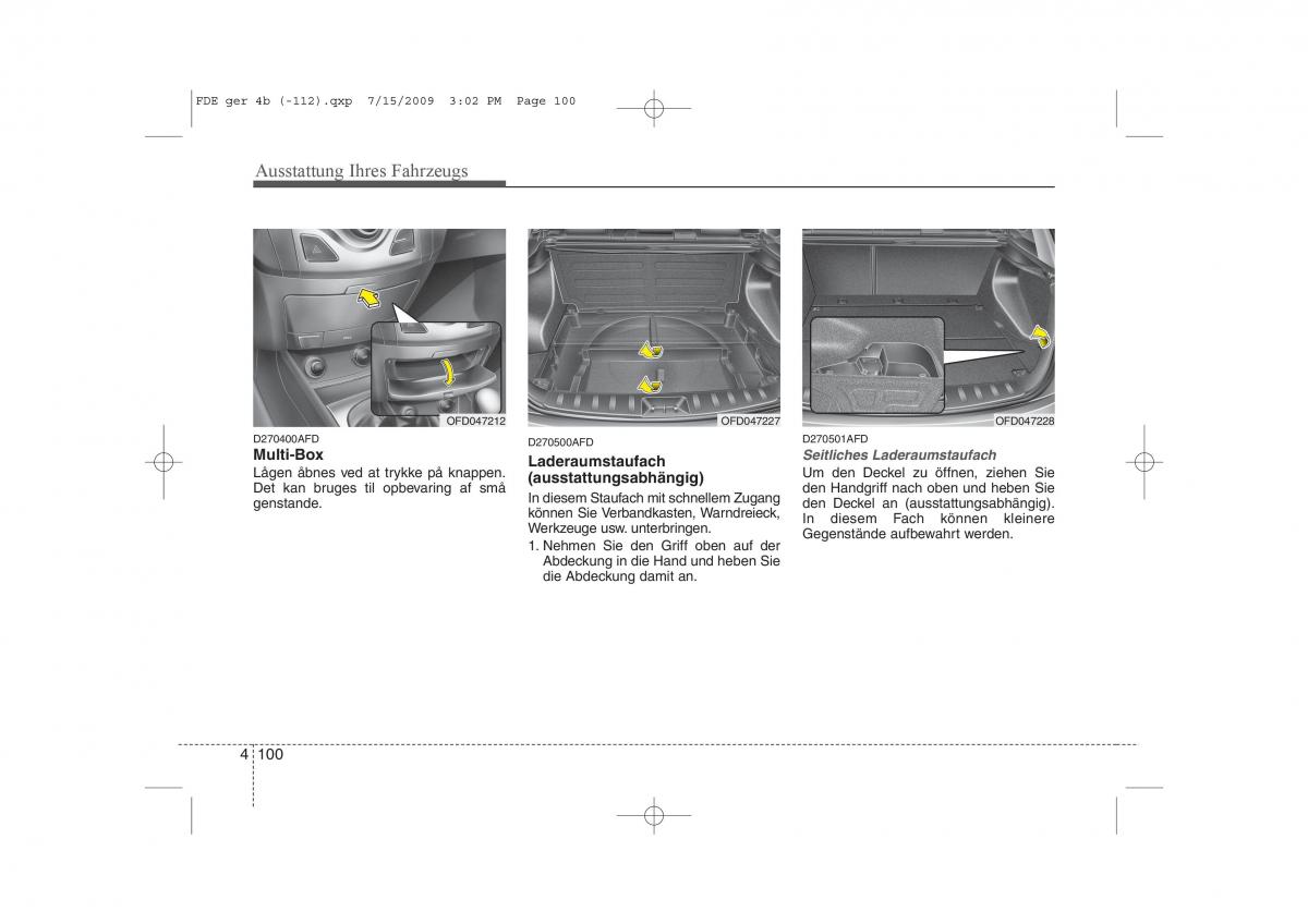 Hyundai i30 I 1 Handbuch / page 182