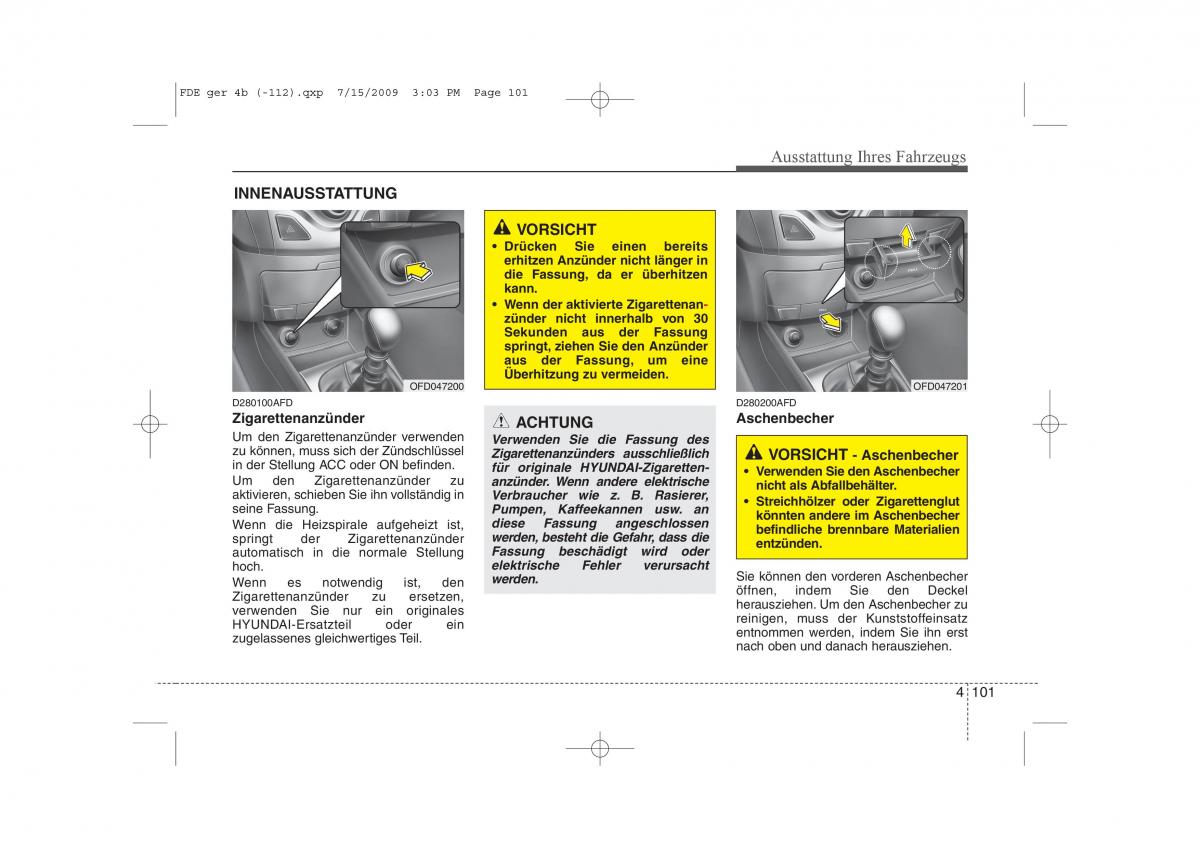 Hyundai i30 I 1 Handbuch / page 183