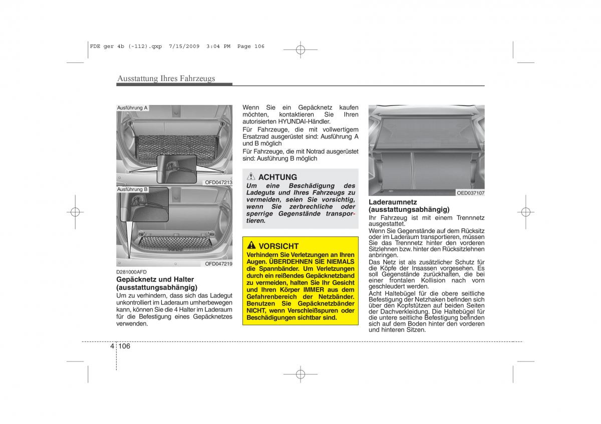 Hyundai i30 I 1 Handbuch / page 188