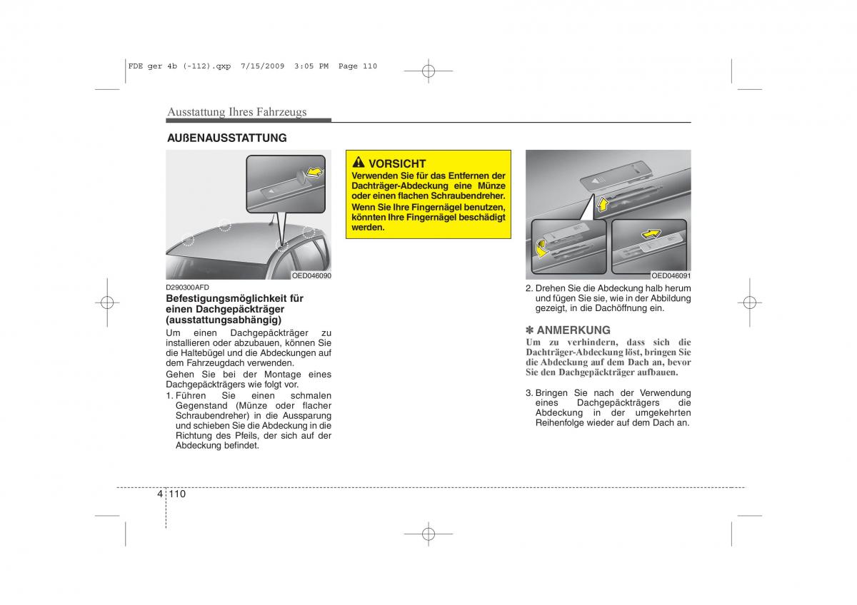 Hyundai i30 I 1 Handbuch / page 192