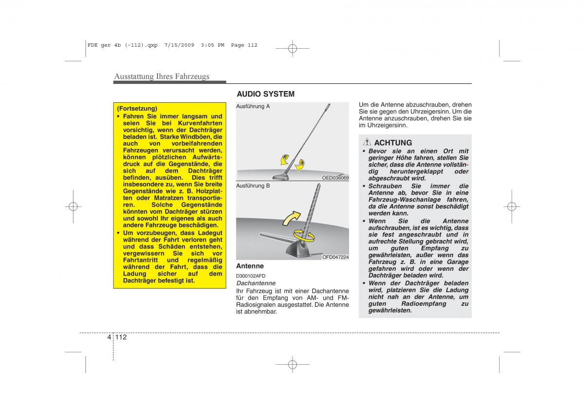 Hyundai i30 I 1 Handbuch / page 194