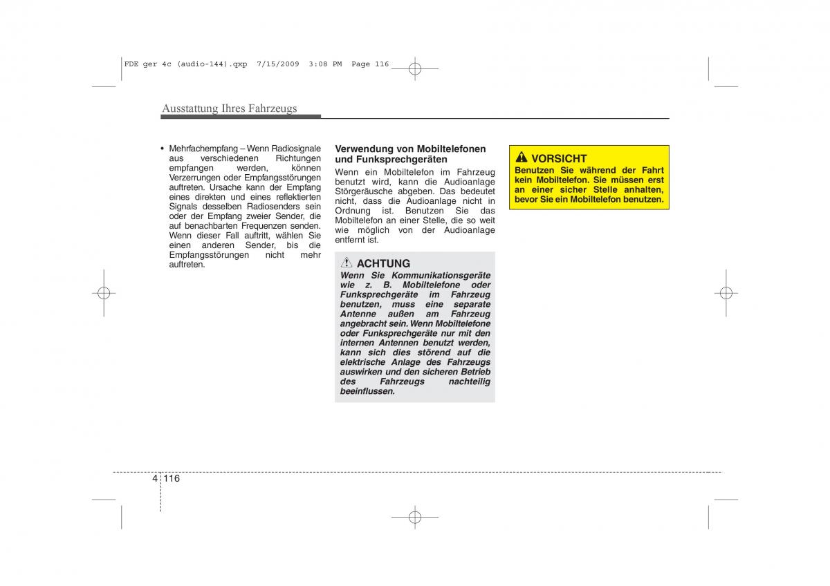 Hyundai i30 I 1 Handbuch / page 198