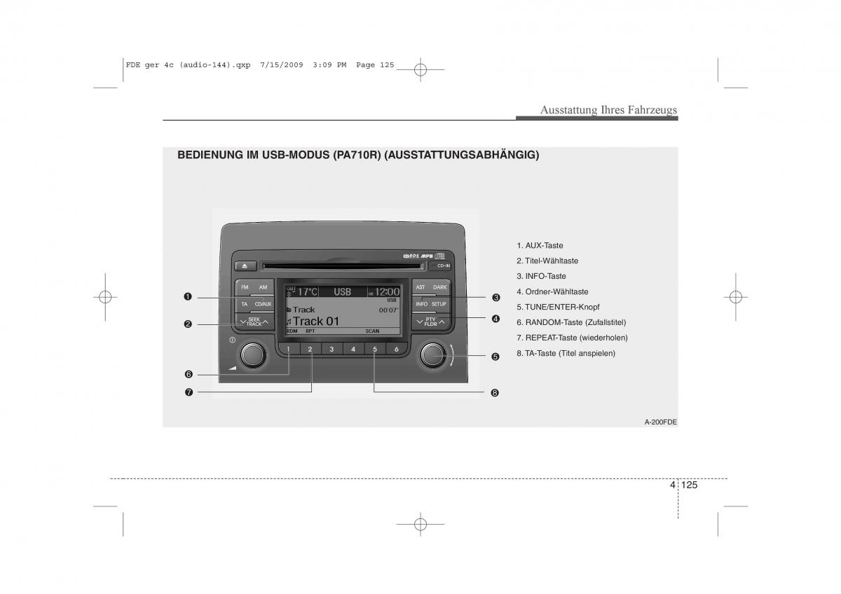 Hyundai i30 I 1 Handbuch / page 207