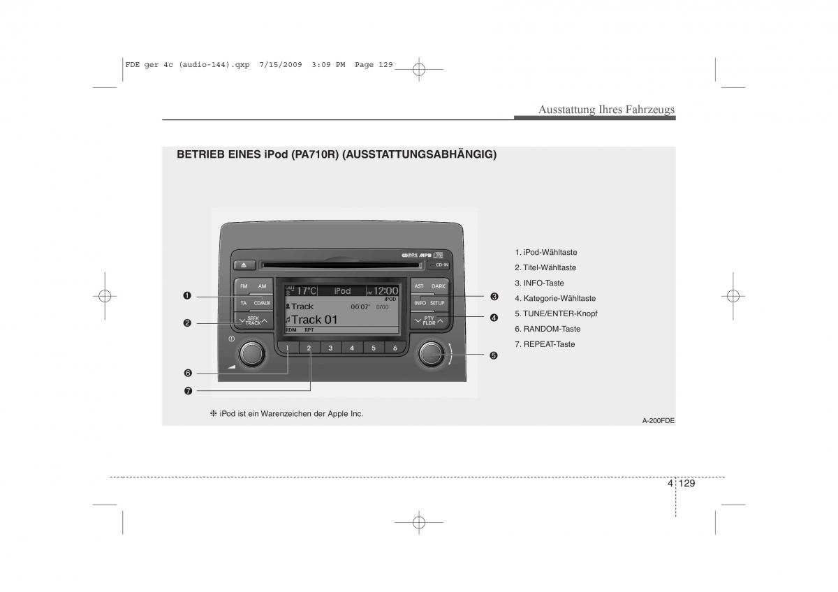 Hyundai i30 I 1 Handbuch / page 211