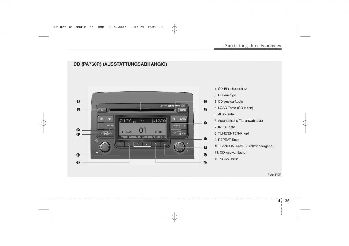 Hyundai i30 I 1 Handbuch / page 217