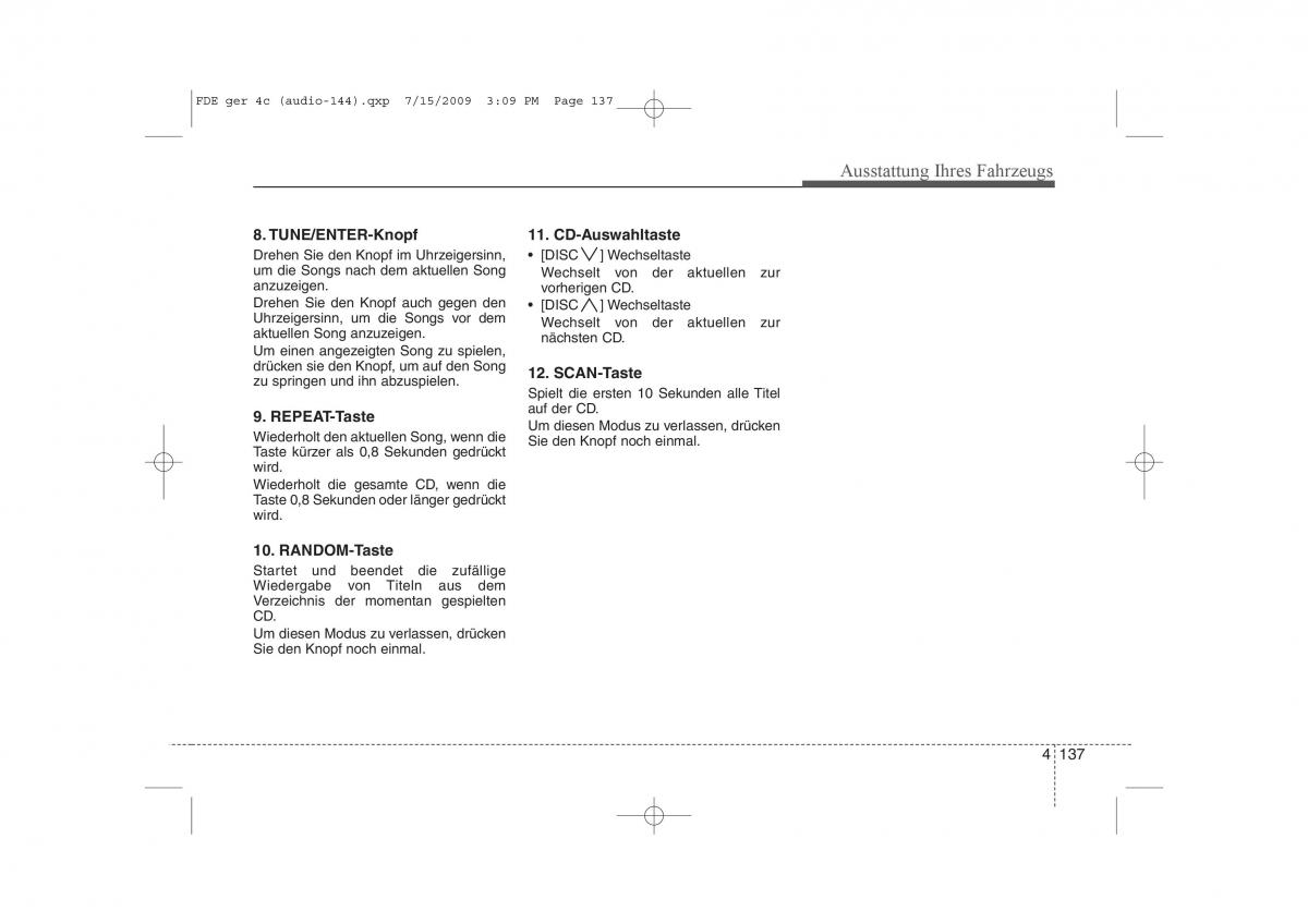 Hyundai i30 I 1 Handbuch / page 219