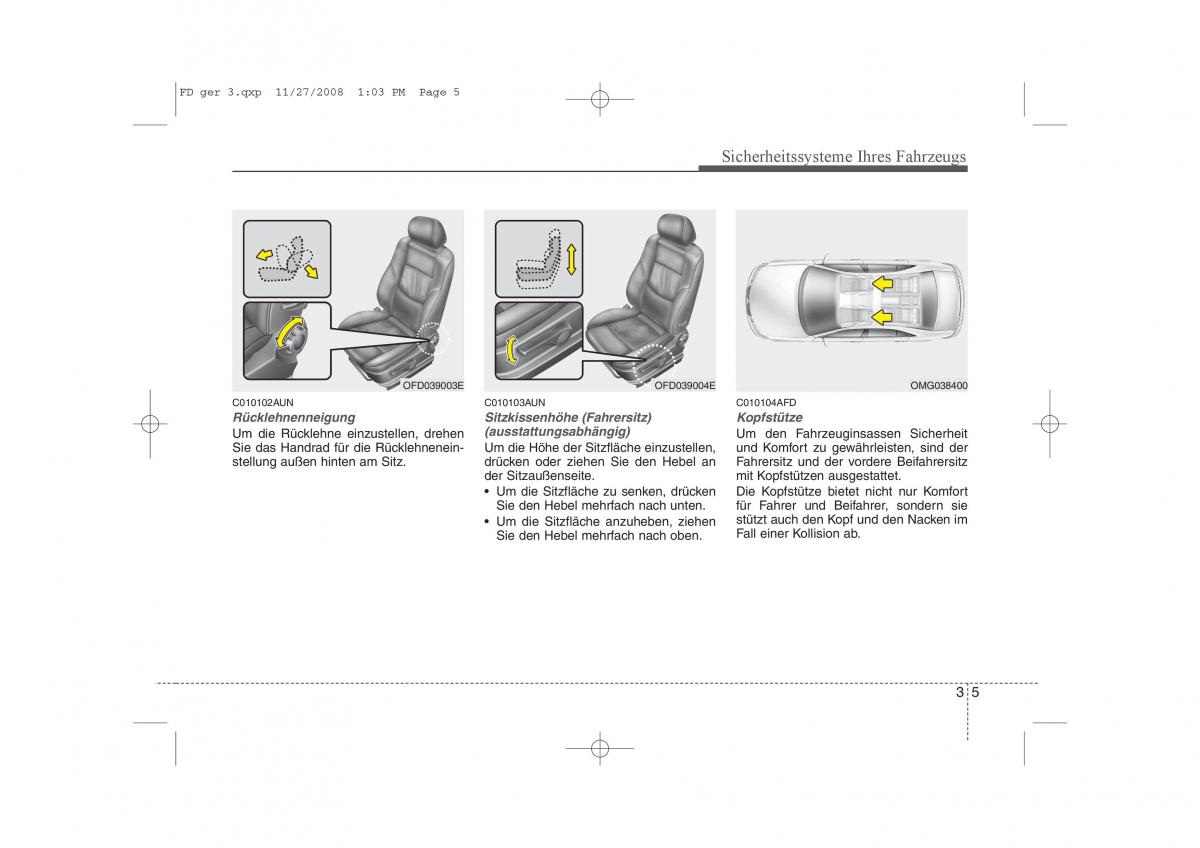 Hyundai i30 I 1 Handbuch / page 22