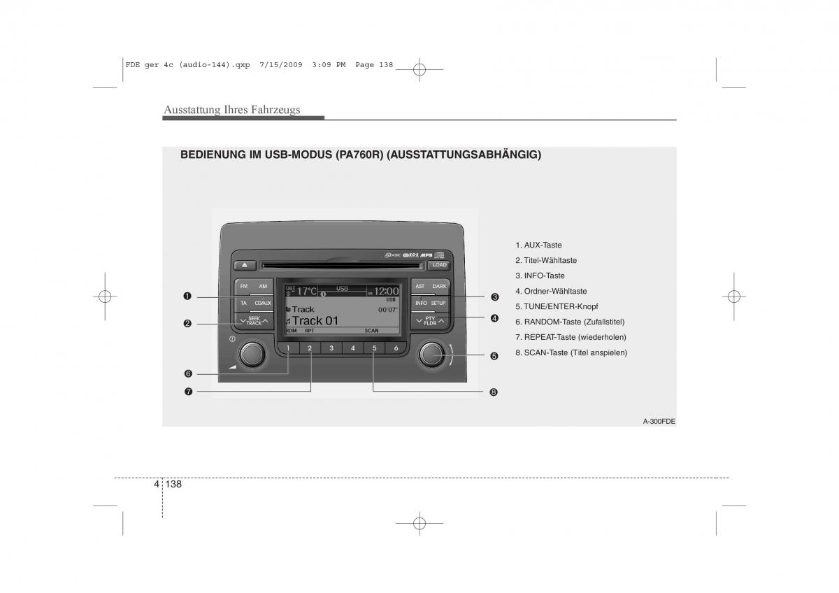 Hyundai i30 I 1 Handbuch / page 220