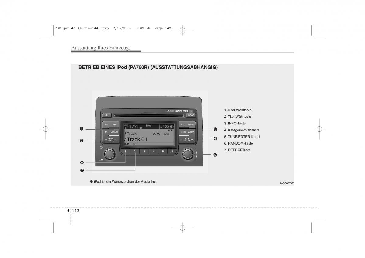 Hyundai i30 I 1 Handbuch / page 224