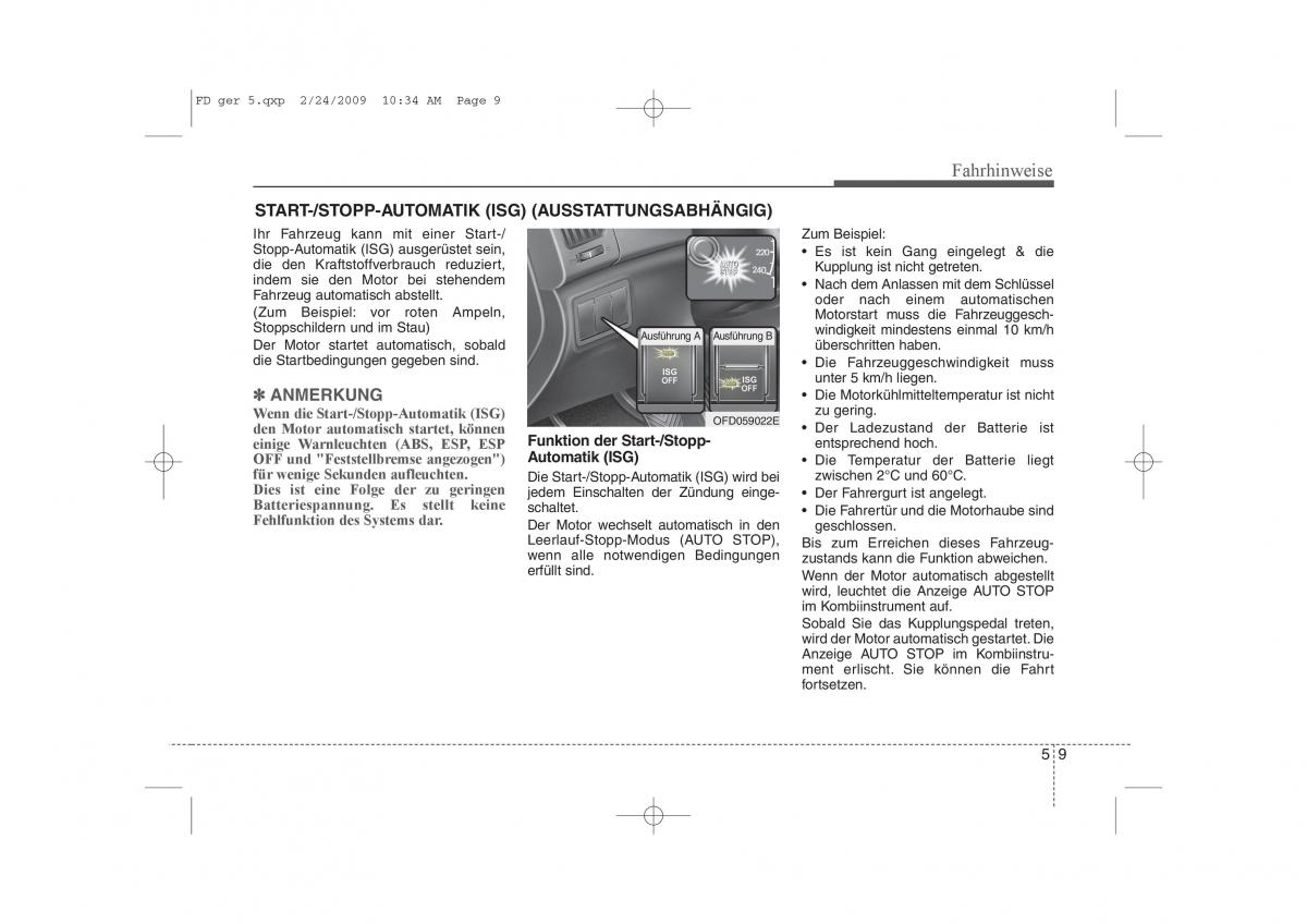 Hyundai i30 I 1 Handbuch / page 235