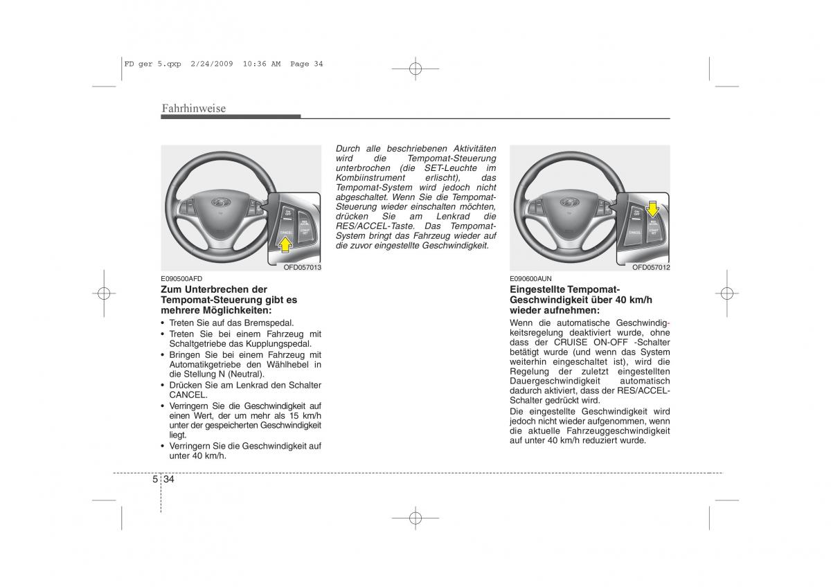 Hyundai i30 I 1 Handbuch / page 260