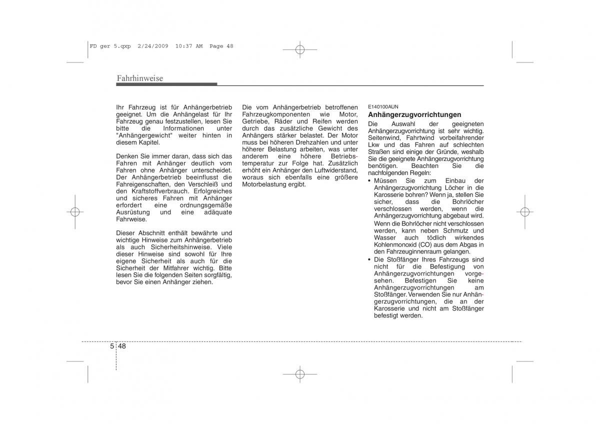 Hyundai i30 I 1 Handbuch / page 274