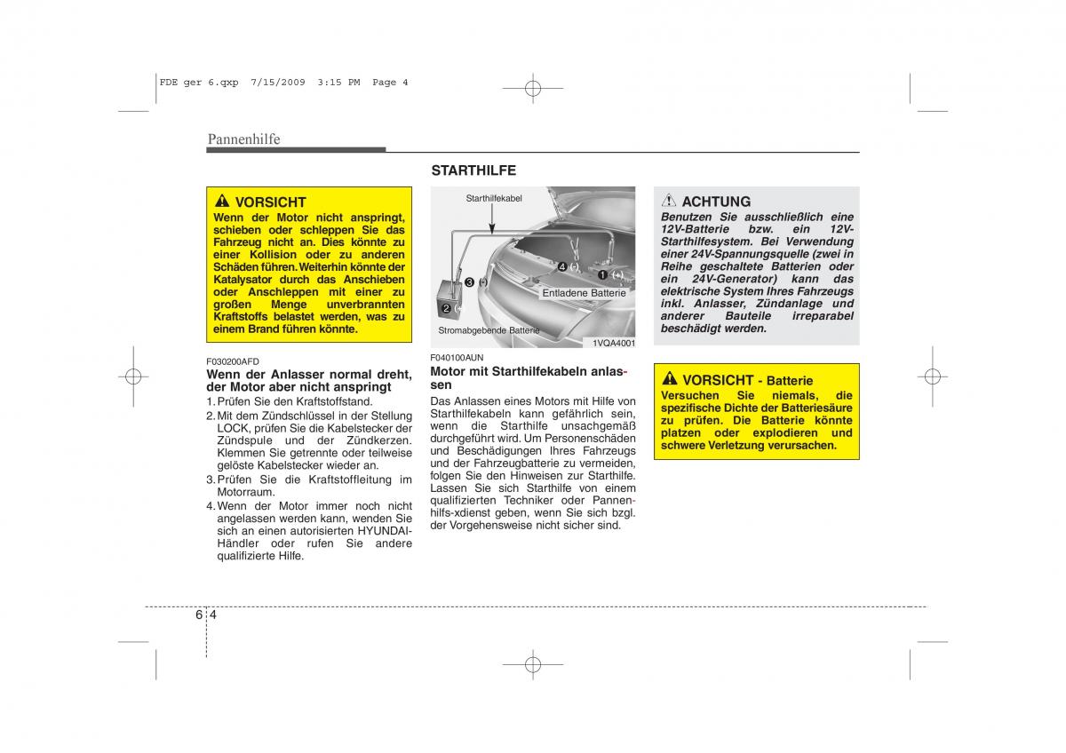 Hyundai i30 I 1 Handbuch / page 287