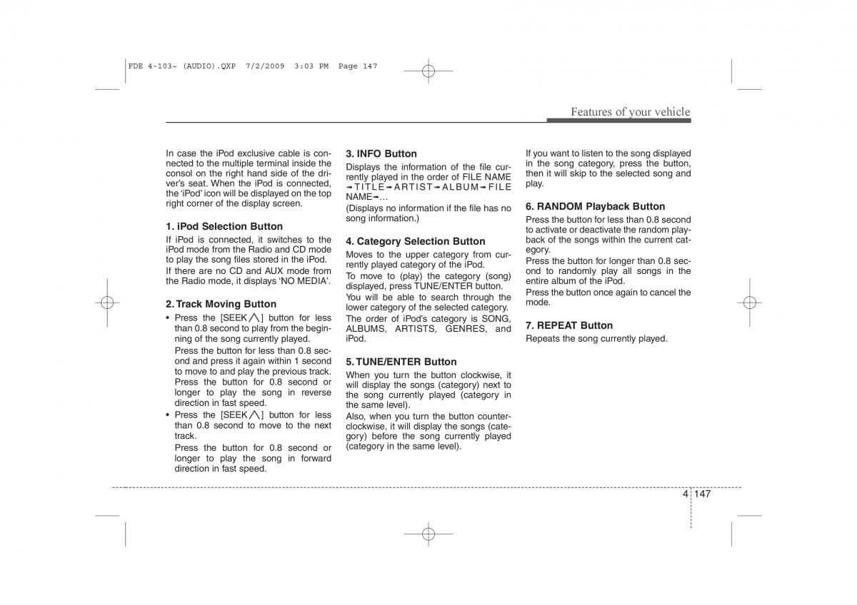 Hyundai i30 I 1 owners manual / page 557