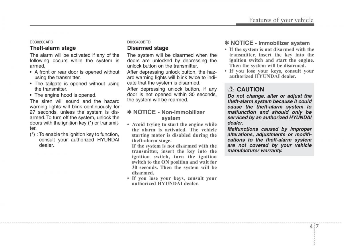 Hyundai i30 I 1 owners manual / page 84