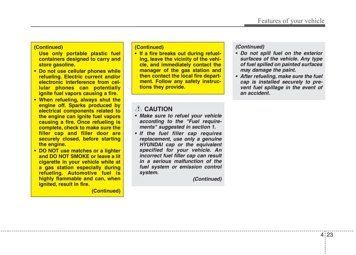 Hyundai i30 I 1 owners manual / page 100