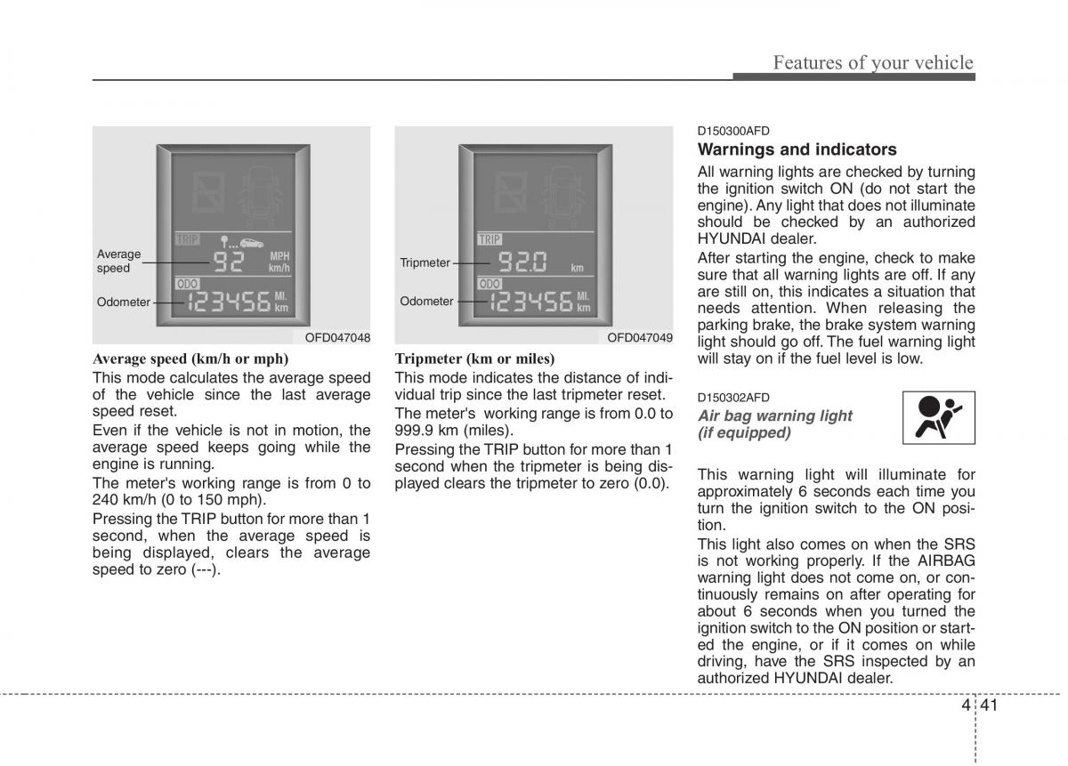 Hyundai i30 I 1 owners manual / page 118