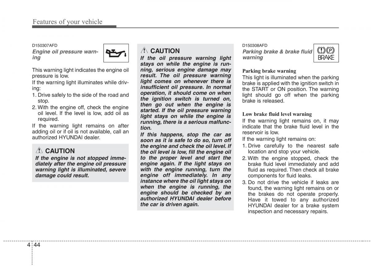 Hyundai i30 I 1 owners manual / page 121