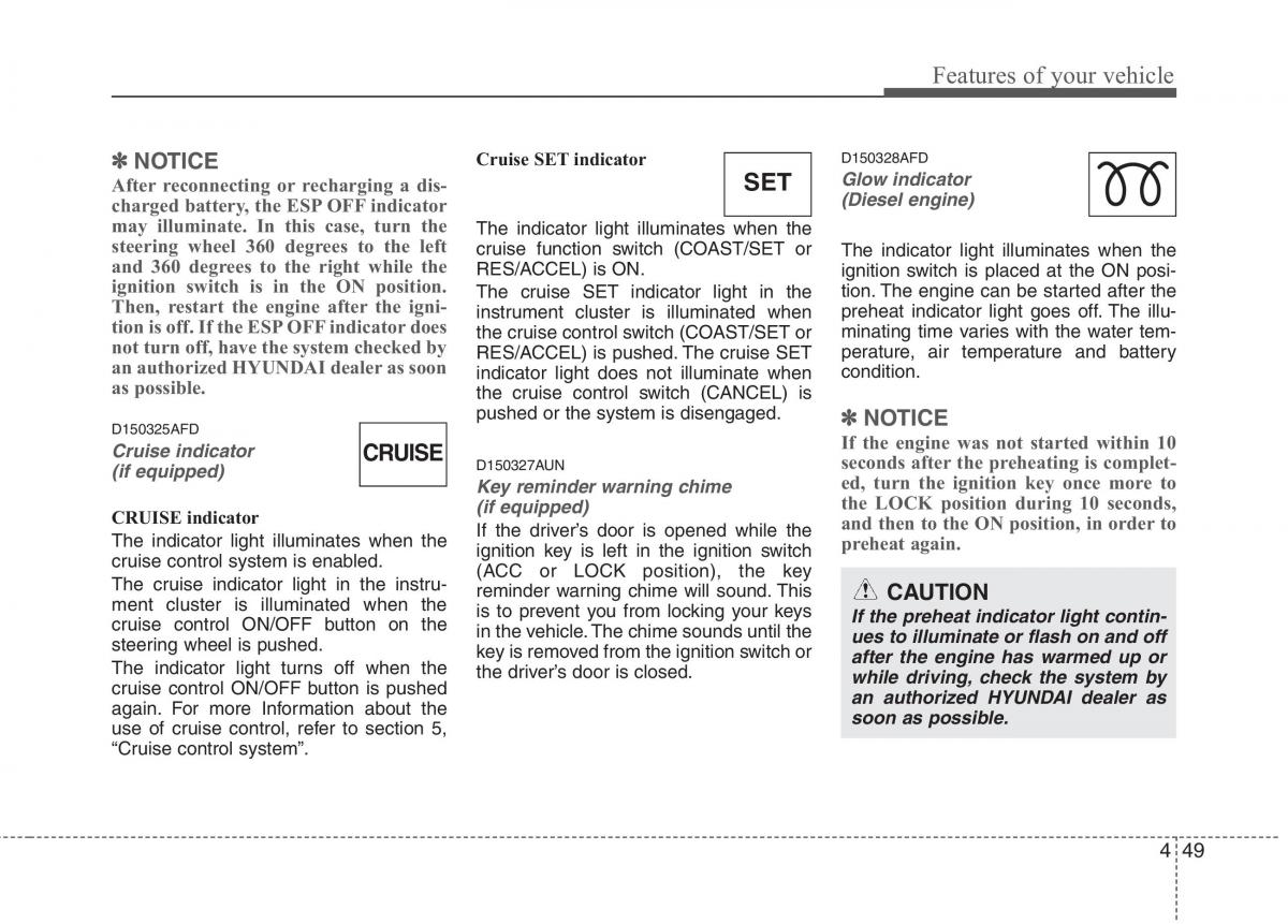 Hyundai i30 I 1 owners manual / page 126