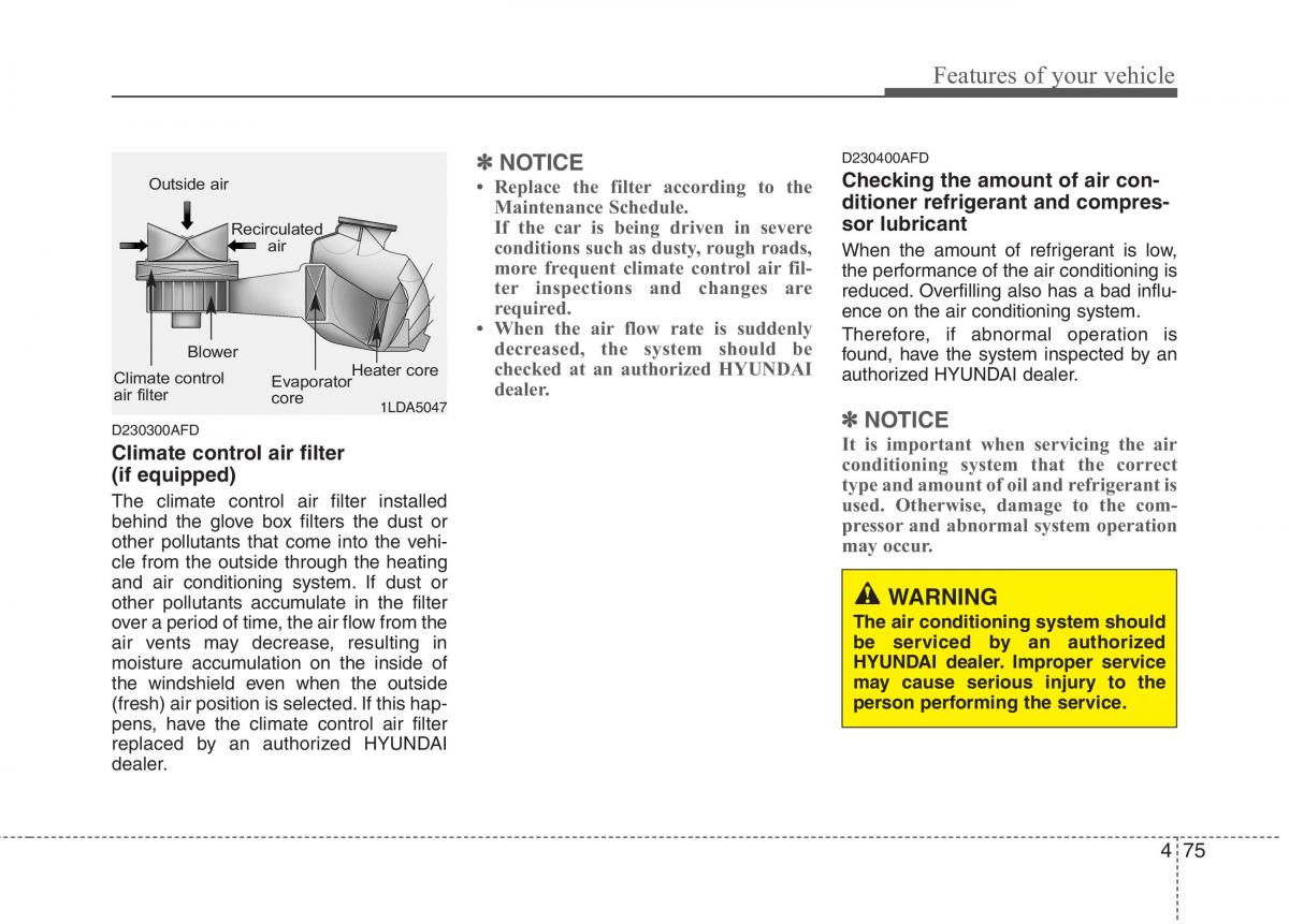 Hyundai i30 I 1 owners manual / page 152