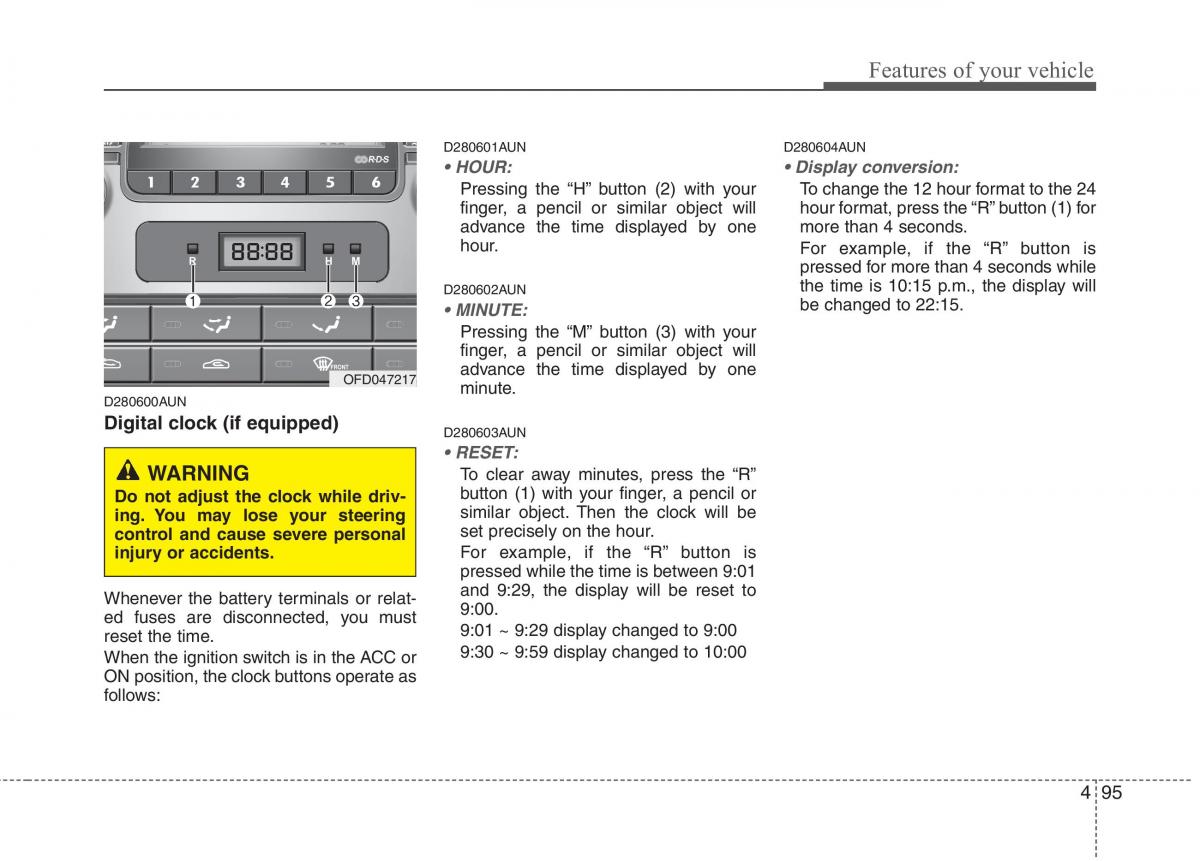 Hyundai i30 I 1 owners manual / page 172