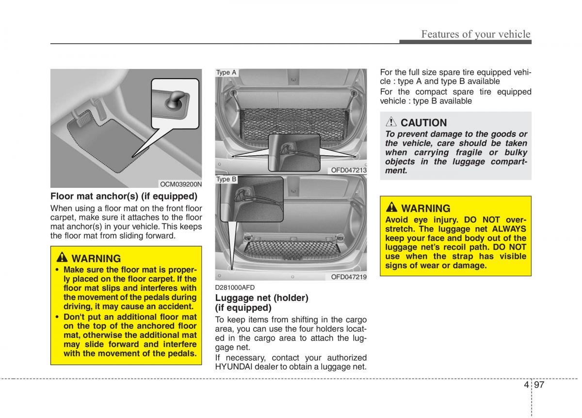 Hyundai i30 I 1 owners manual / page 174