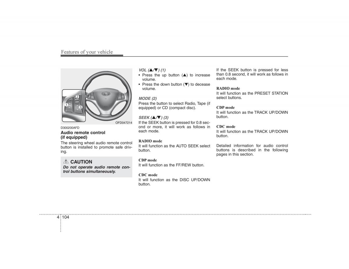 Hyundai i30 I 1 owners manual / page 181