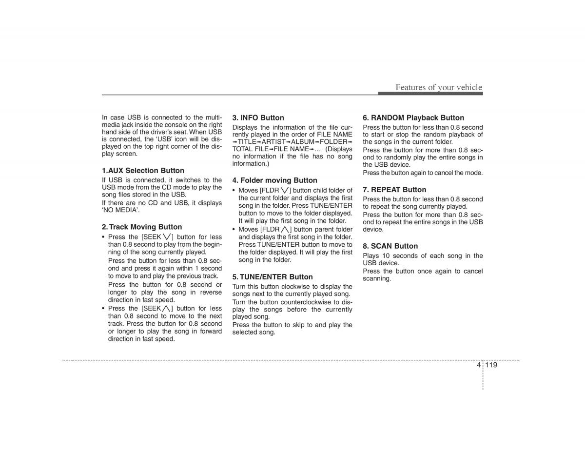 Hyundai i30 I 1 owners manual / page 196