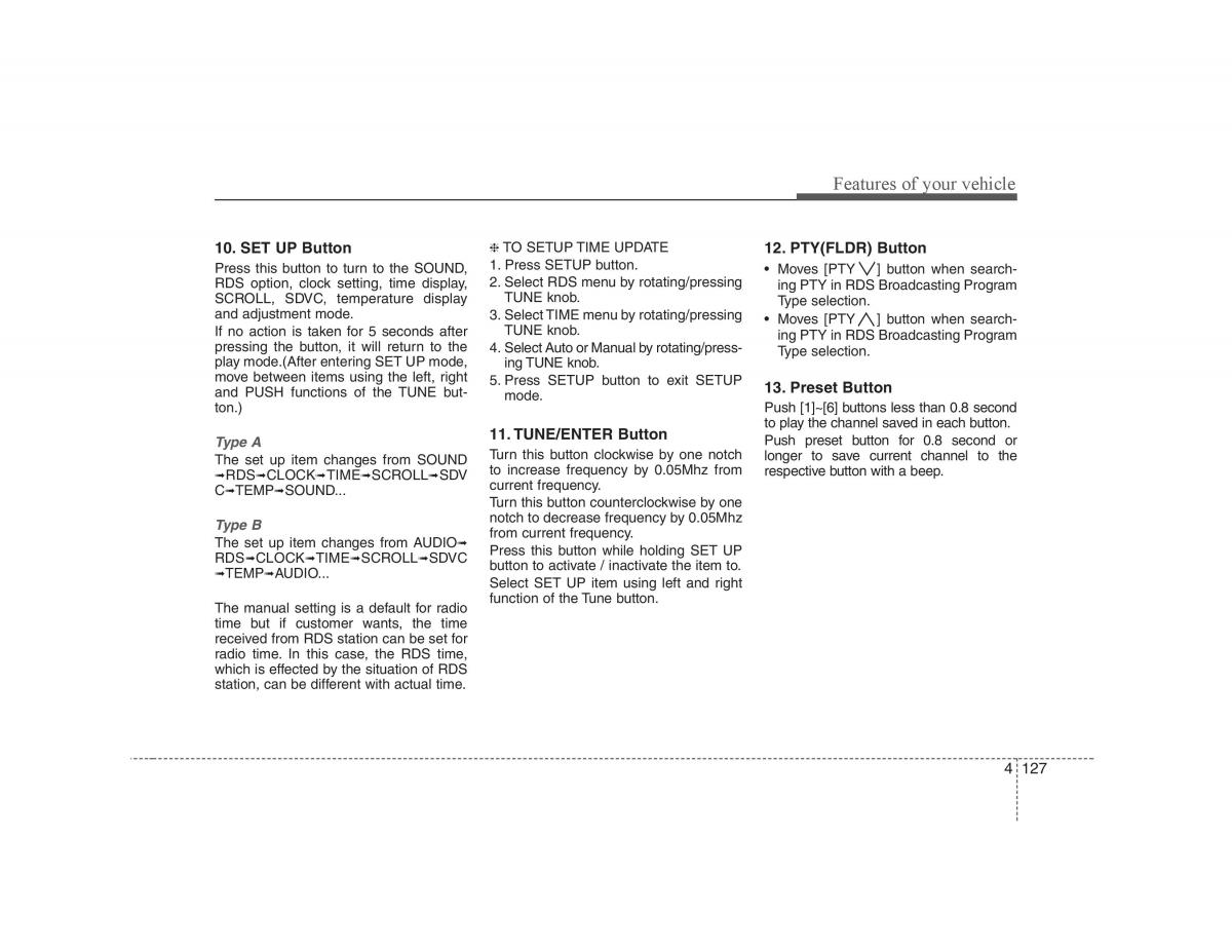 Hyundai i30 I 1 owners manual / page 204