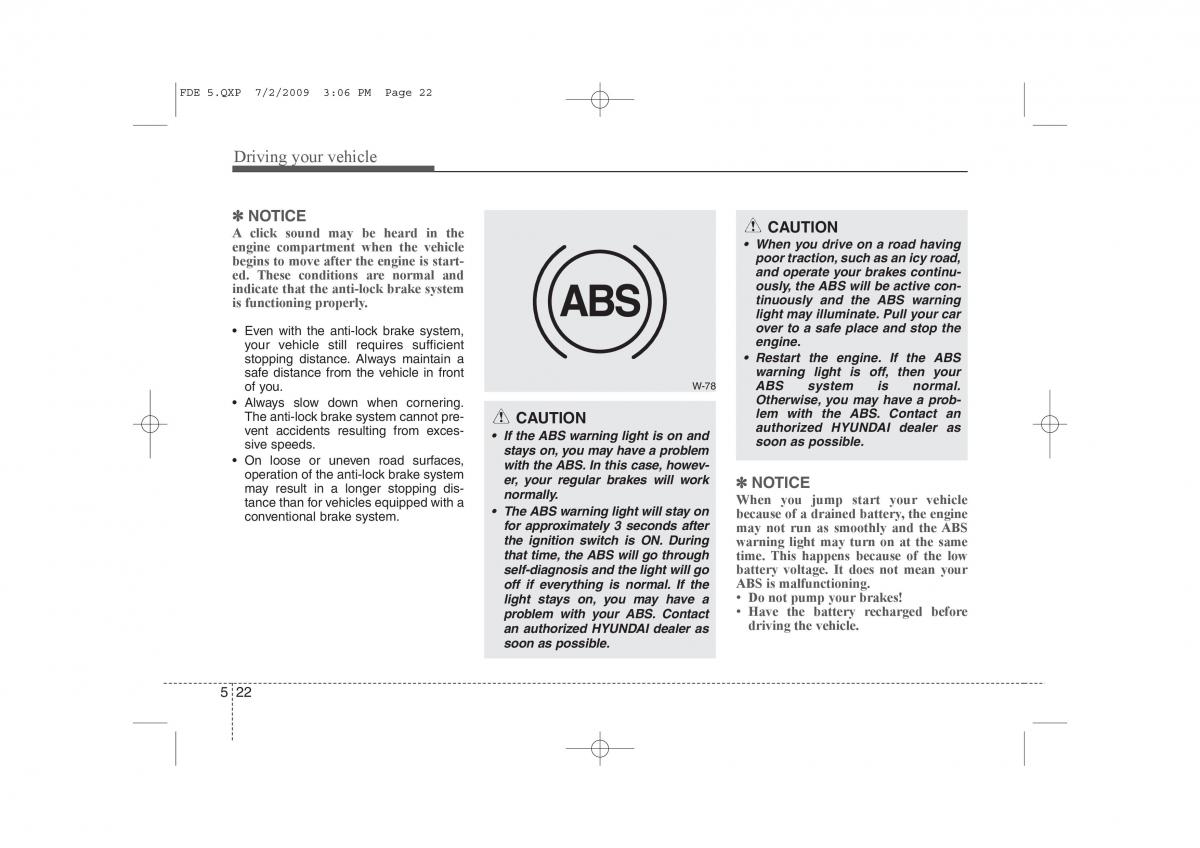 Hyundai i30 I 1 owners manual / page 262