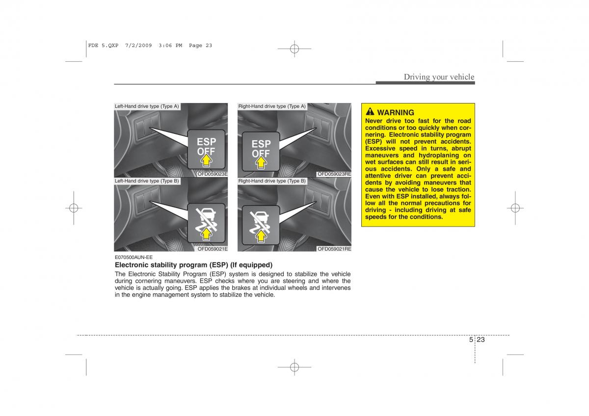 Hyundai i30 I 1 owners manual / page 263