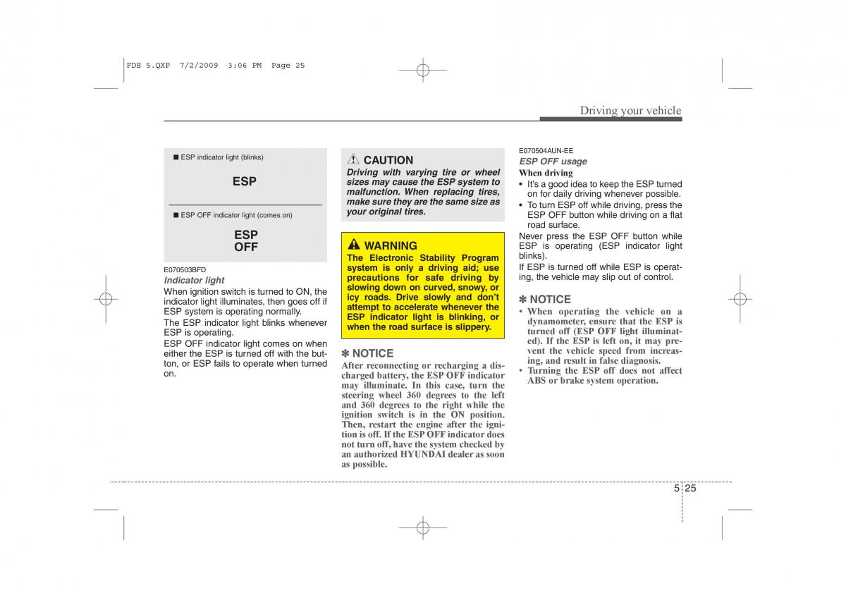 Hyundai i30 I 1 owners manual / page 265