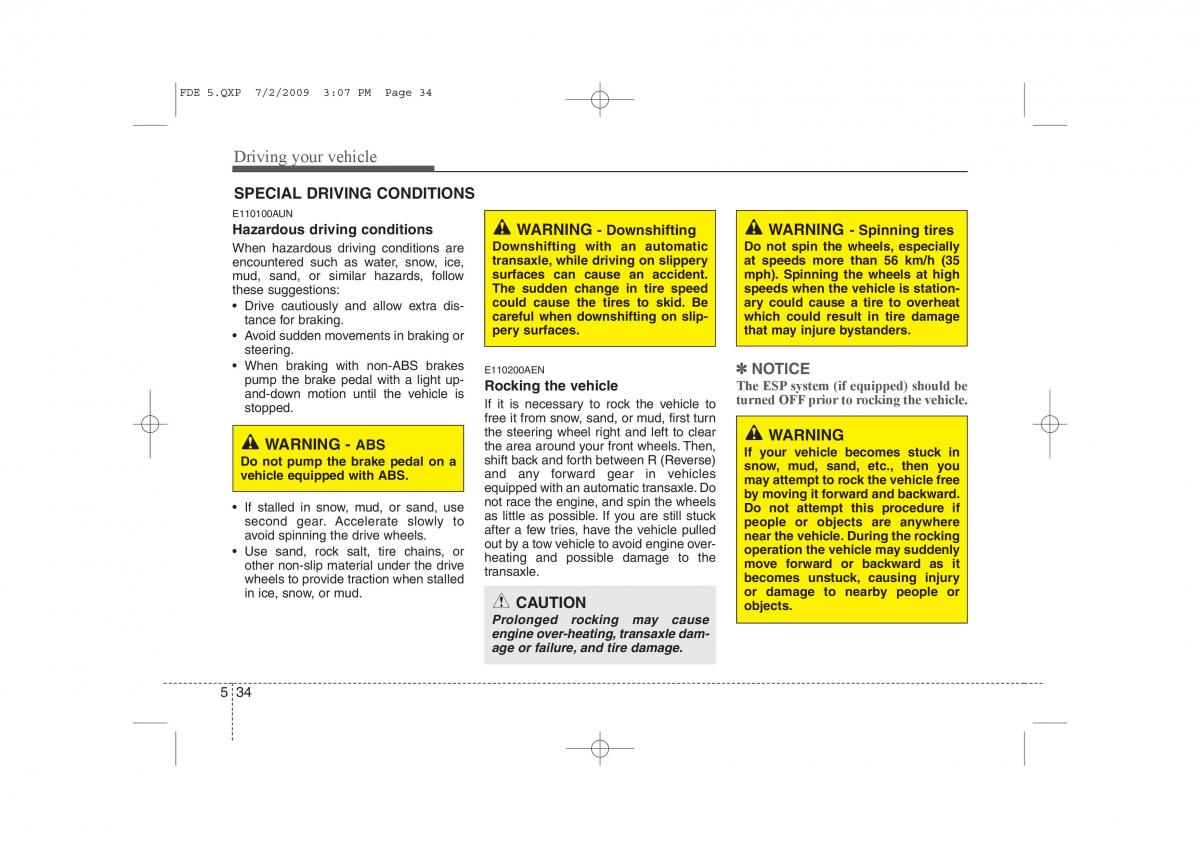 Hyundai i30 I 1 owners manual / page 274