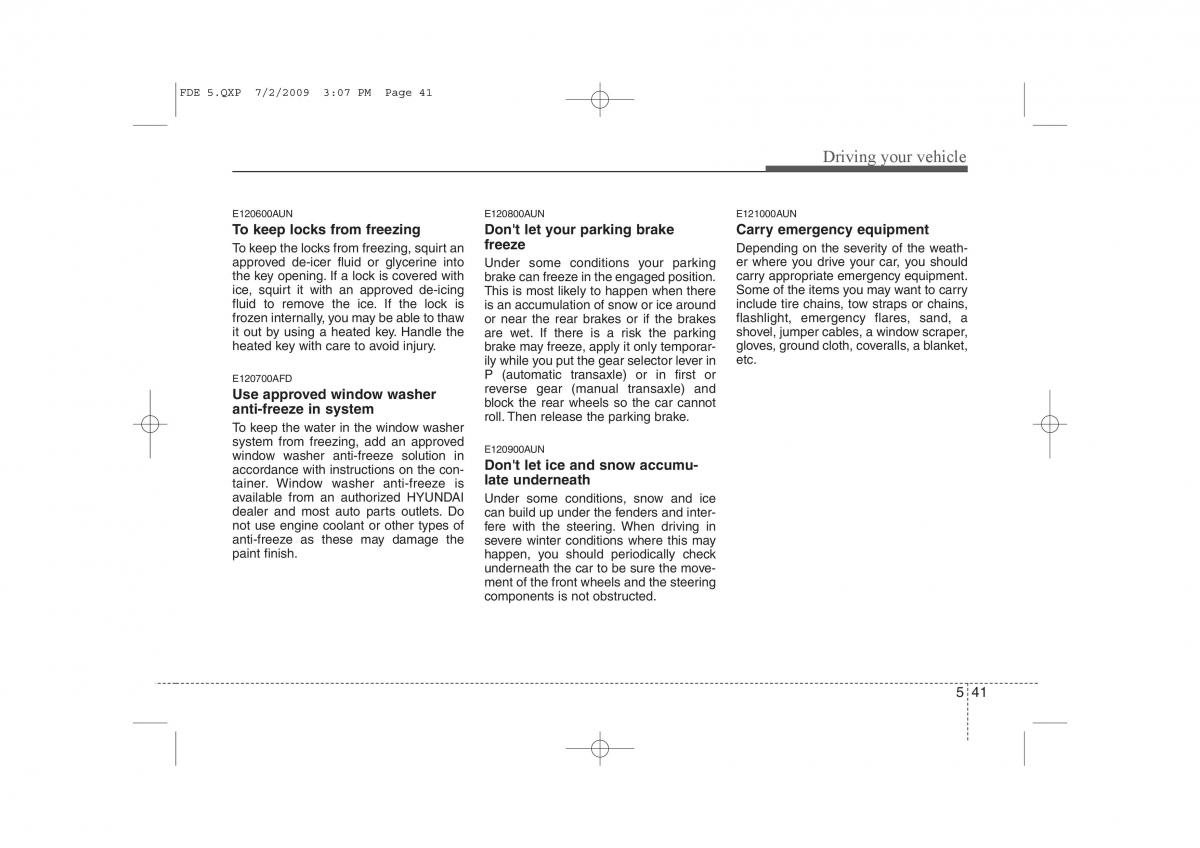 Hyundai i30 I 1 owners manual / page 281