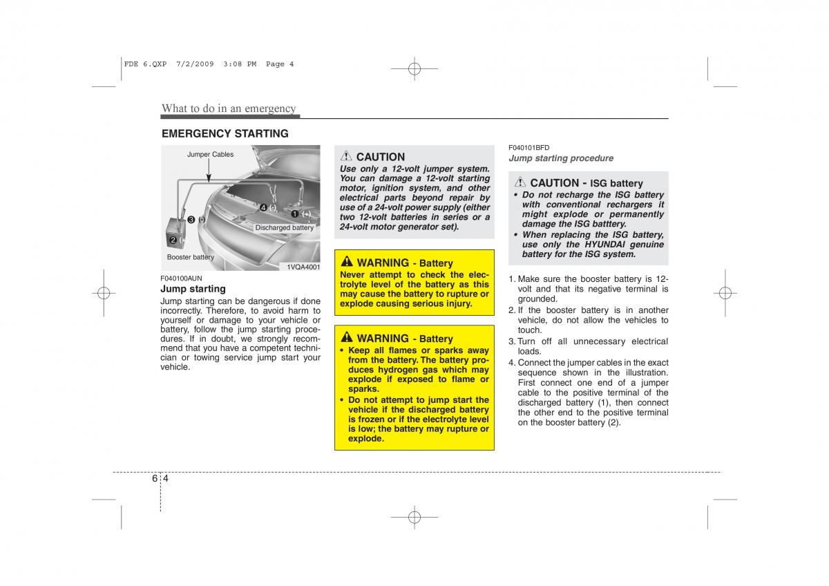 Hyundai i30 I 1 owners manual / page 294