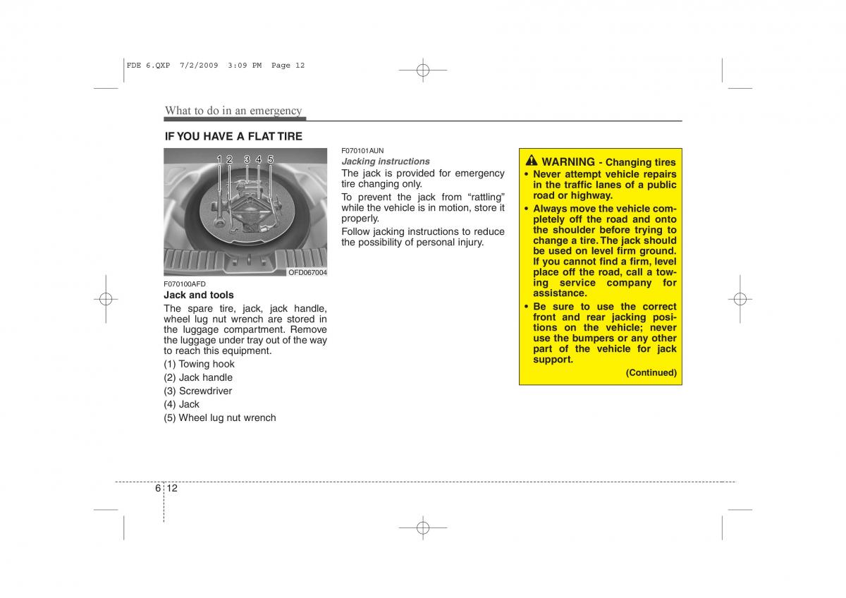 Hyundai i30 I 1 owners manual / page 302