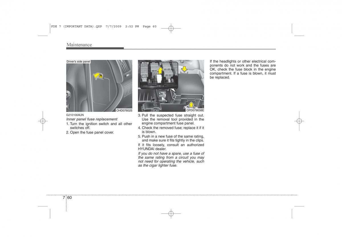 Hyundai i30 I 1 owners manual / page 375