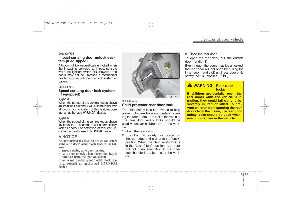 Hyundai i30 I 1 owners manual / page 421