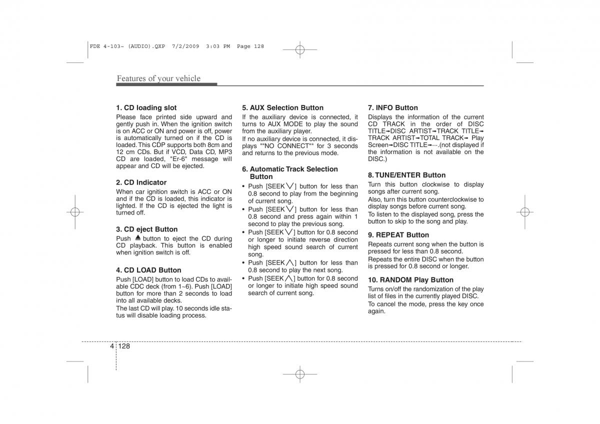 Hyundai i30 I 1 owners manual / page 538