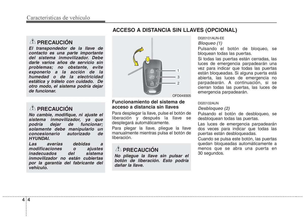 Hyundai i30 I 1 manual del propietario / page 84