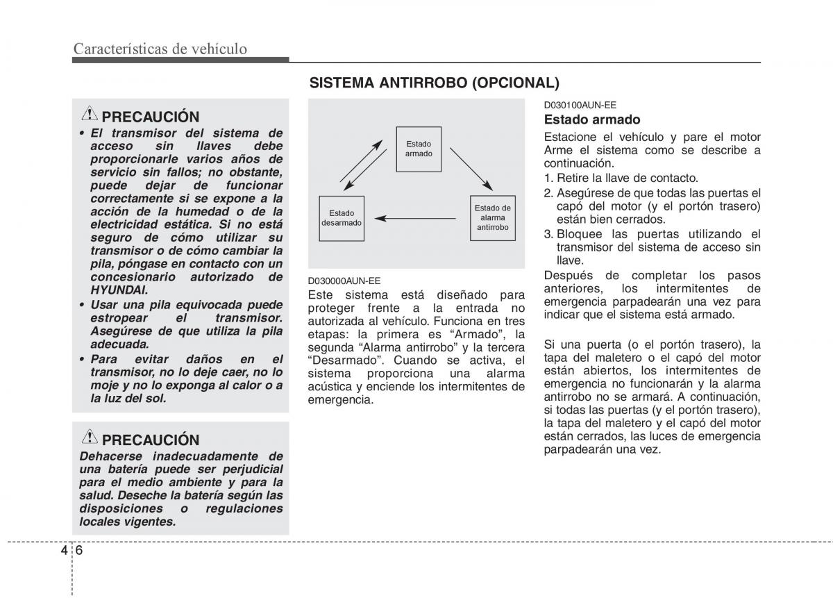 Hyundai i30 I 1 manual del propietario / page 86