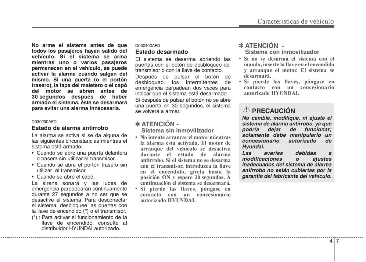 Hyundai i30 I 1 manual del propietario / page 87