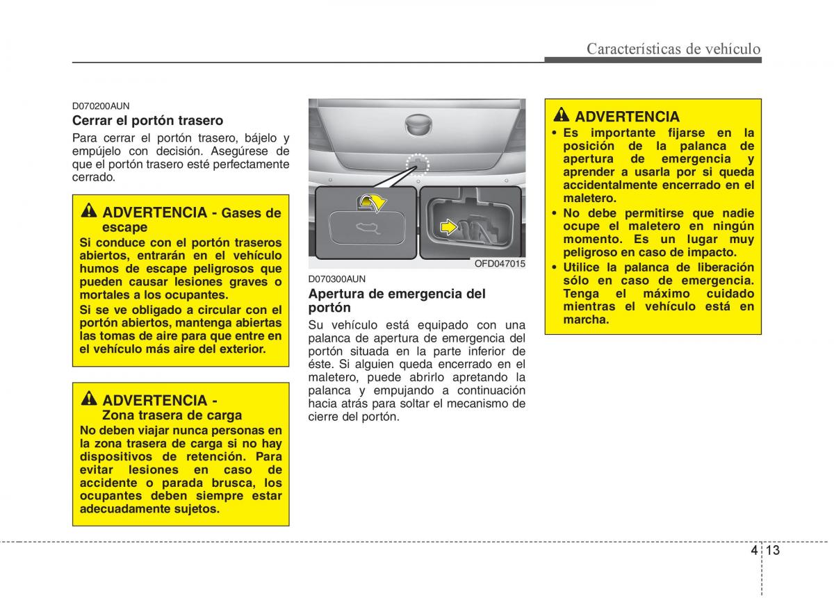 Hyundai i30 I 1 manual del propietario / page 93