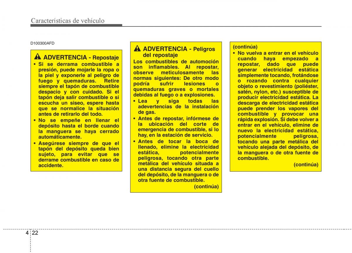 Hyundai i30 I 1 manual del propietario / page 102